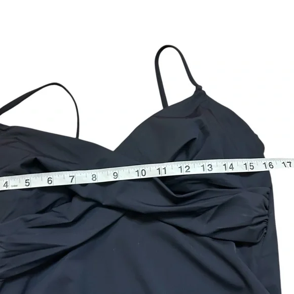 KNIX Sculpt Wrap One Piece Swimsuit- Black UPF 50- XL - Picture 11 of 13